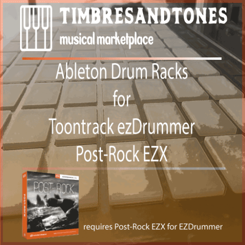 Ableton Drum Racks for ezDrummer Post-Rock Hits