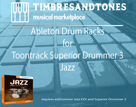 Ableton Drum Racks for Superior Drummer 3 Jazz EZX