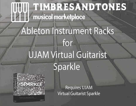 Ableton Instrument Racks for UJAM Virtual Guitarist Sparkle