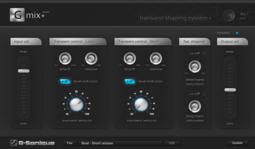 Transient shaping system+