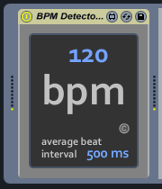 Real-Time MIDI BPM Detector