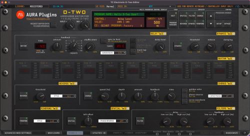TC Electronic D-Two Editor & Librarian