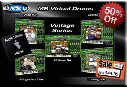 MB Virtual Drums Vintage Series