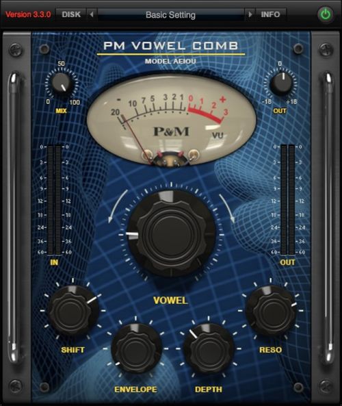 P&M Vowel Comb