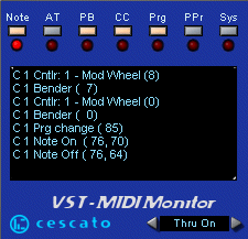 VST - MIDI Monitor