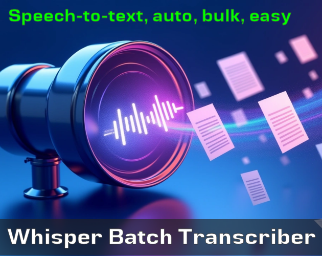 Whisper Batch Transcriber