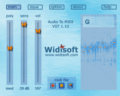 WIDI Audio To MIDI