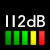 112dB