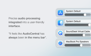 AudioCentral - macOS Sound Control