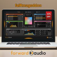 faIRmageddon Promo Picture with 45% discount displayed on a MacBook Pro