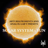 Solar System Sun - Pigments and Analog Lab V