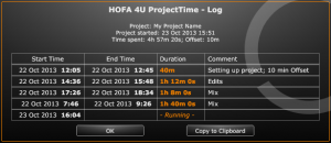 HOFA 4U ProjectTime
