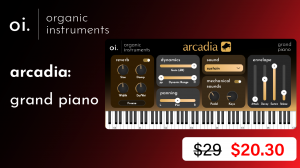 30% off Arcadia Grand Piano