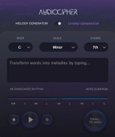 AudioCipher - Melody Generator