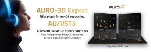 AURO-3D Export plugin supporting AU/VST3