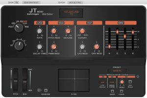 Behringer JT mini Editor
