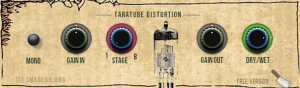 smaolab TaraTube Overdrive Distortion vacuum tube