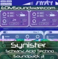 Edmsoundware released 'Synister Schranz Acid Techno Pack 3'