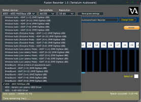 Fusion Recorder (free)