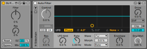 DJ Filter Control