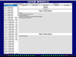 Drum Module Preset Management