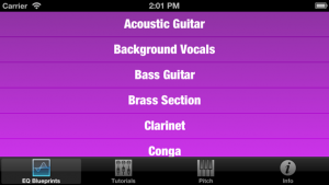 Mix Buddy - many instruments with EQ Blueprints