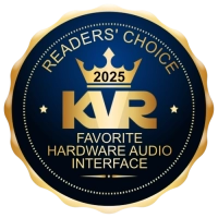 Favorite Hardware Audio Interface - Best Audio and MIDI Software - KVR Audio Readers' Choice Awards 2025