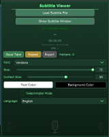 Subtitle Viewer VST