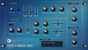 Hitech Bass HBS1 advanced bassline synthesizer