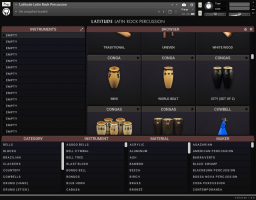 Latitude Latin Rock Percussion
