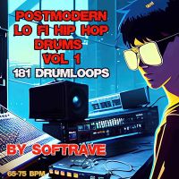 Postmodern Lo Fi Hip Hop Drums vol 1 Sample library
