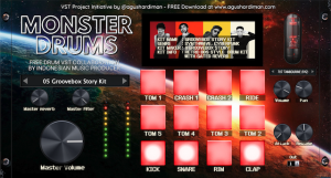 FREE SYNTHPOP VST from #MonsterDrumVST Kit #5 Groovebox Story Kit
