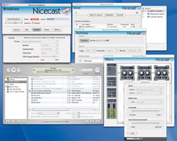 Nicecast 1.10.2 is the easiest way to broadcast music from OS X. Broadcast to the world, or just across your house. Nicecast can help you create your own internet radio station or allow you to listen to your iTunes Music Library from anywhere in the world.