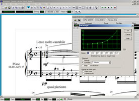 Overture is easy-to-use notation software that's powerful enough for use by professional musicians and composers. You can enter notes quickly on-screen with your mouse or computer keyboard or record a MIDI performance for instant viewing. Overture's intuitive interface puts powerful editing tools and symbol palettes at your fingertips, so you spend time composing music instead of searching through menus and dialogs. Overture is great for demanding composers, arrangers, music educators, and students - those who want the flexibility to create complex orchestral, band, choral, lead sheet, and tablature scores, and do it quickly.