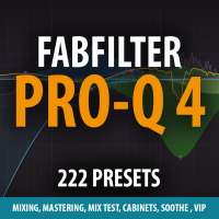FabFilter PRO-Q 4 - Essential 222 Presets