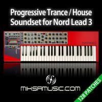 Progressive Trance / House Presets for Nord Lead 3 (128 patches)