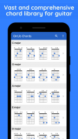 Vast and comprehensive library of guitar chords