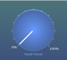 Vocal Focus at 0% influence