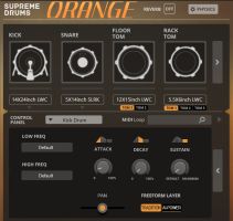 Supreme Drums Orange