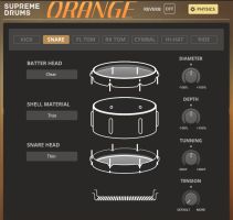 Supreme Drums Orange