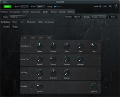 Synth, Osc tab