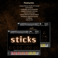 Sticks - solo, ensemble & textures