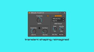 GMaudio TransD - Max For Live Device - Transient Shaper