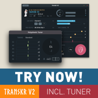 Algoriffix Transkr Polphonic Tuner Update