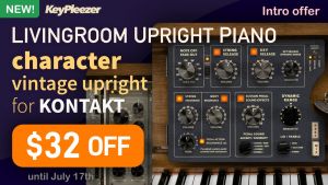 Listen to audio demos and get the LivingRoom Upright Piano deal on KeyPleezers website