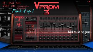 Aly James Lab VProm - Variable Sample rate Drum Machine VST Plugin