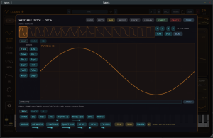 editable wavetable osc