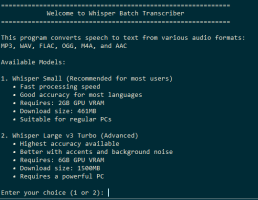 Whisper Batch Transcriber